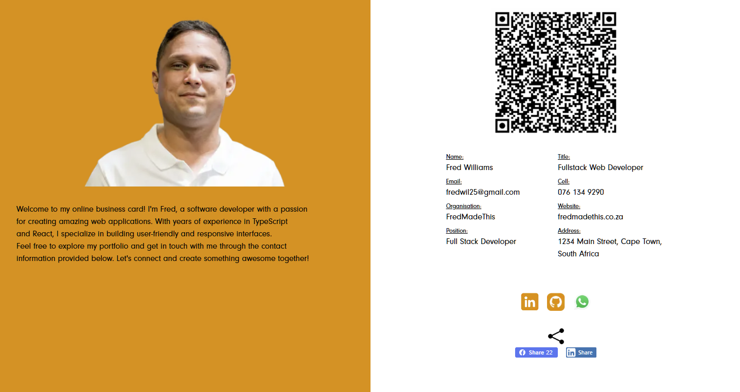 Online Business Card